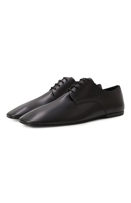 Мужские кожаные дерби DRIES VAN NOTEN черного цвета по цене 0 руб., арт. MS251-1482/109 | Фото 1
