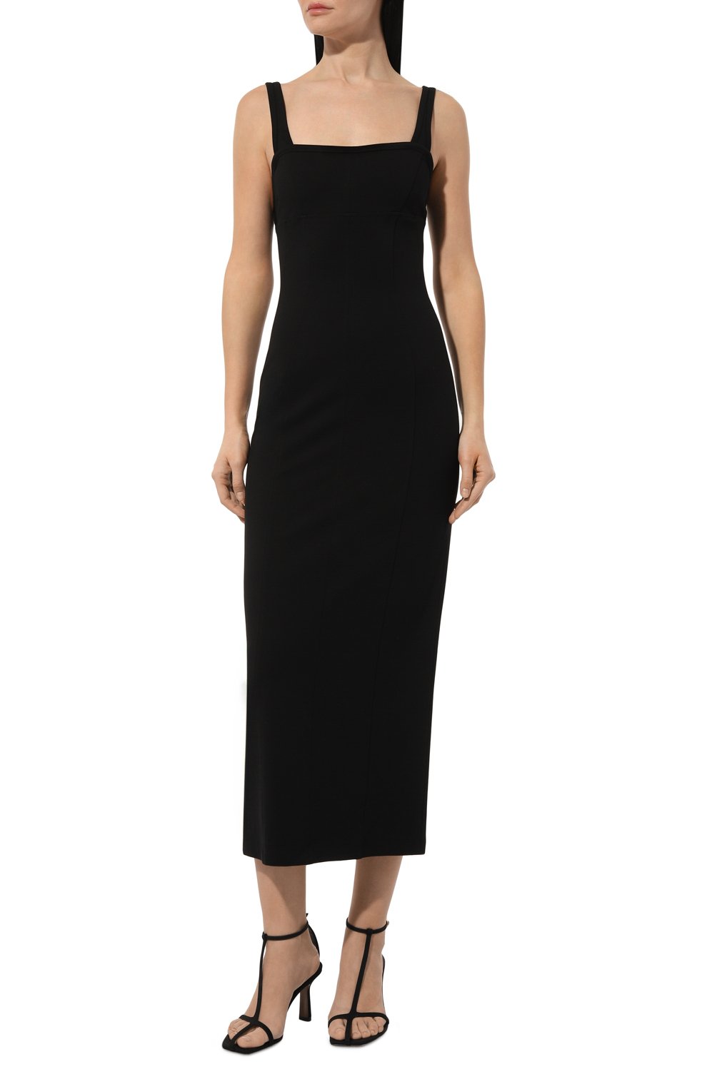 Платье HELMUT LANG черного цвета по цене 45650 руб., арт. N10HW605, фото 3 Платье HELMUT LANG, арт. N10HW605, фото 3