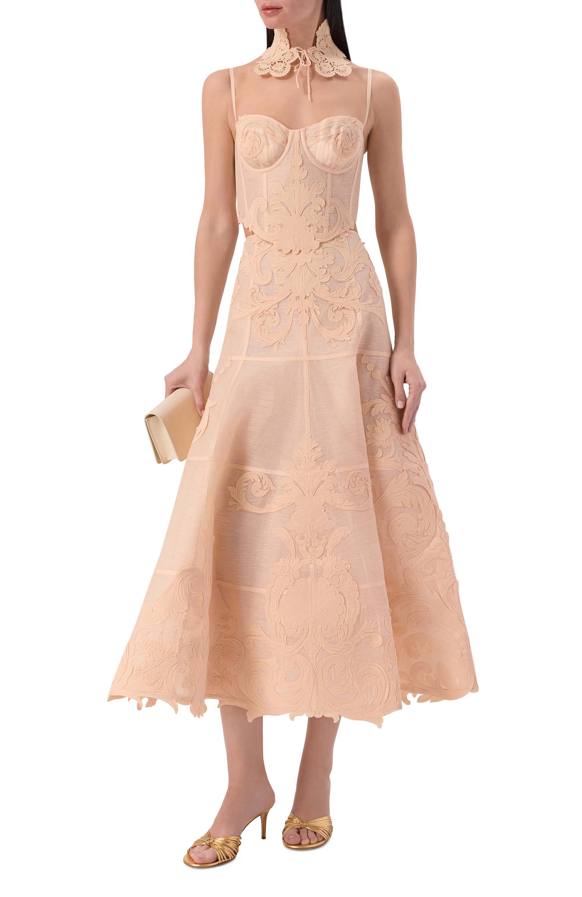 Юбка изо льна и шелка ZIMMERMANN, арт. 6353SC261, фото 2