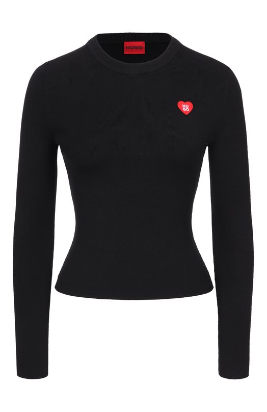 Пуловер из вискозы HUGO 50554317 Чёрный 50554317