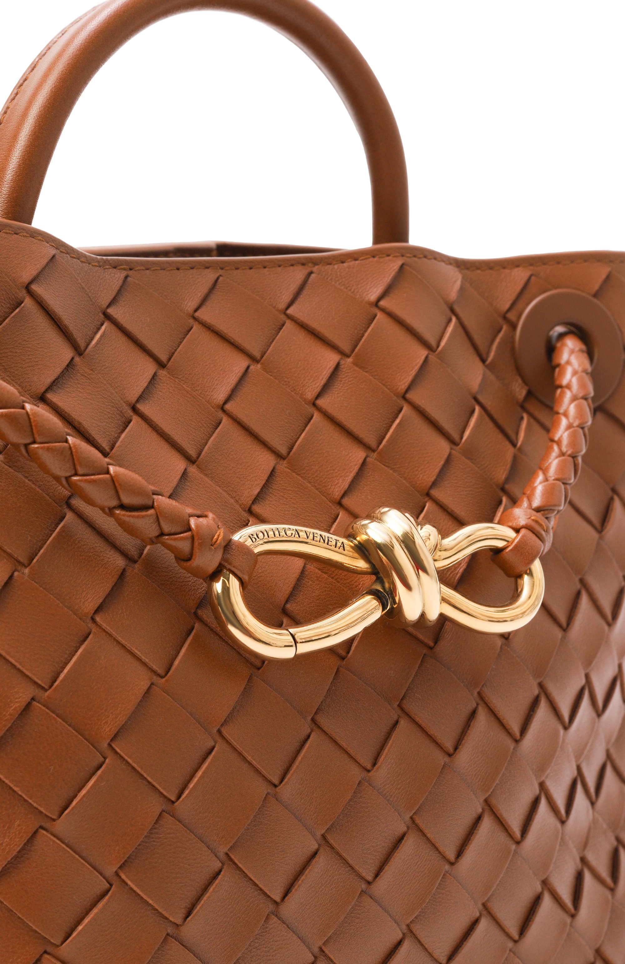 Сумка andiamo small BOTTEGA VENETA коричневого цвета по цене 512000 руб., арт. 766014/VCPP1, фото 6 Сумка andiamo small BOTTEGA VENETA, арт. 766014/VCPP1, фото 6