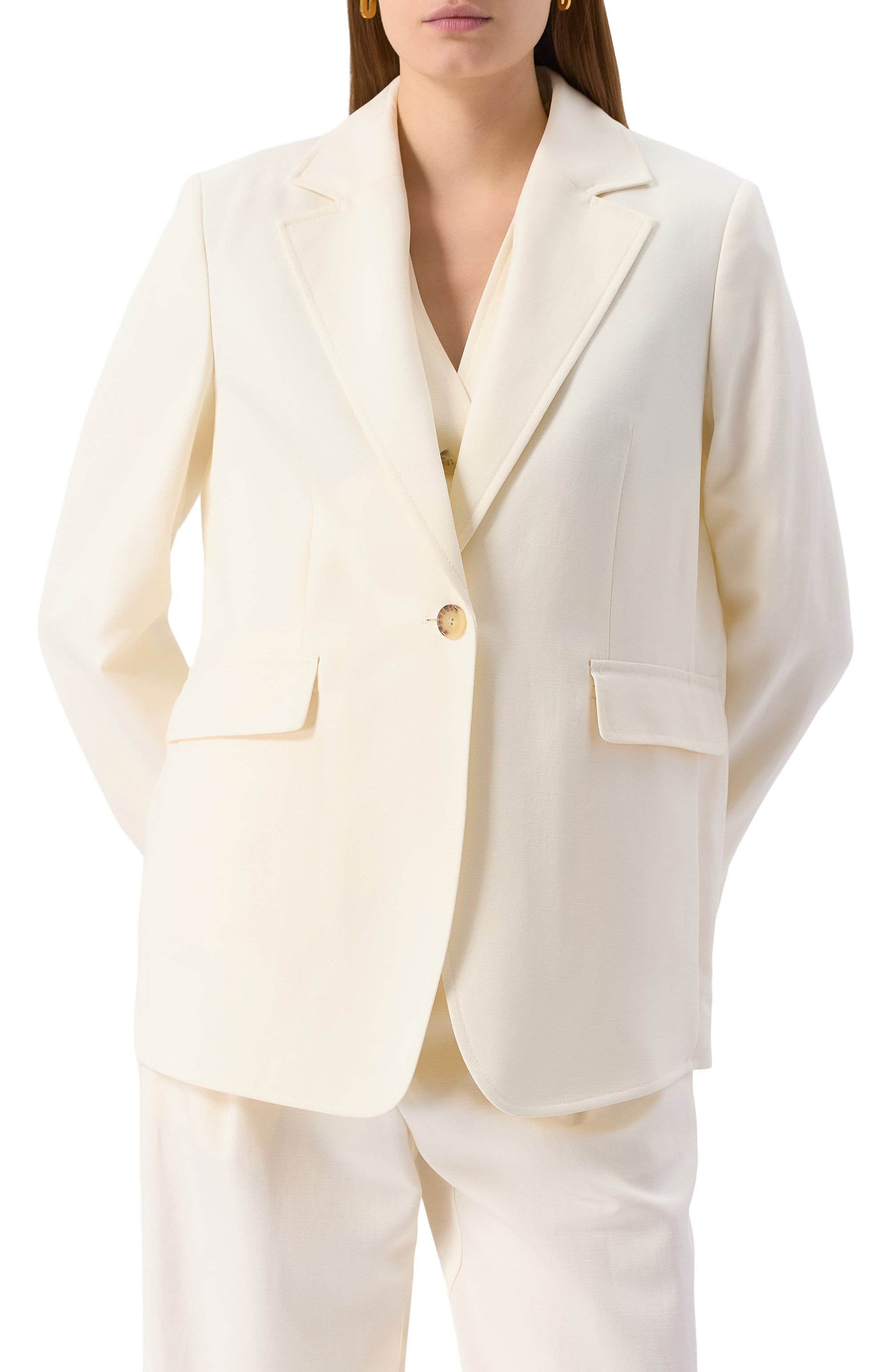 Жакет из хлопка и лиоцелла BOSS ORANGE, арт. 50546215, фото 3