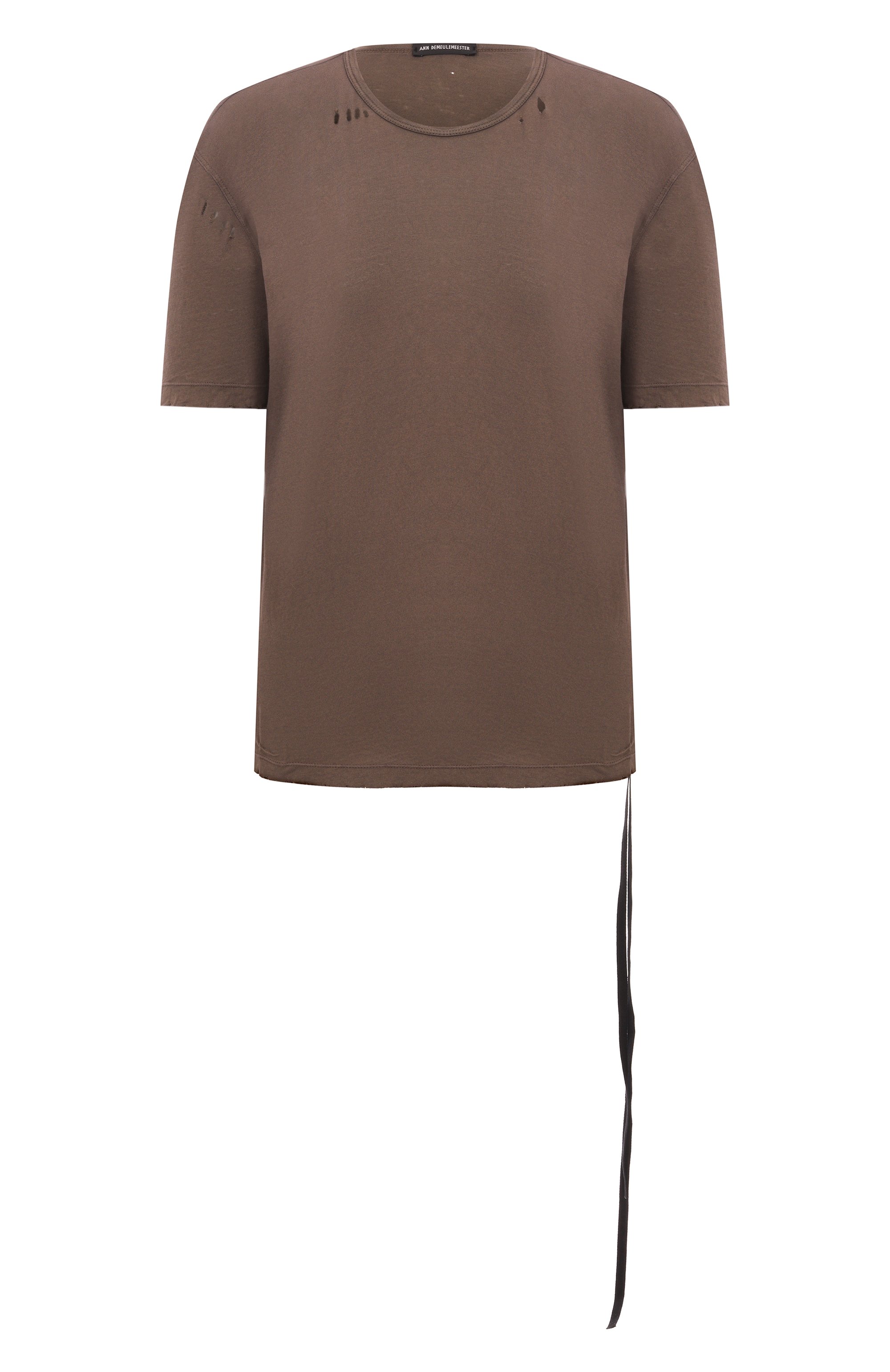 Хлопковая футболка ANN DEMEULEMEESTER, арт. B0013500/FA638, фото 1