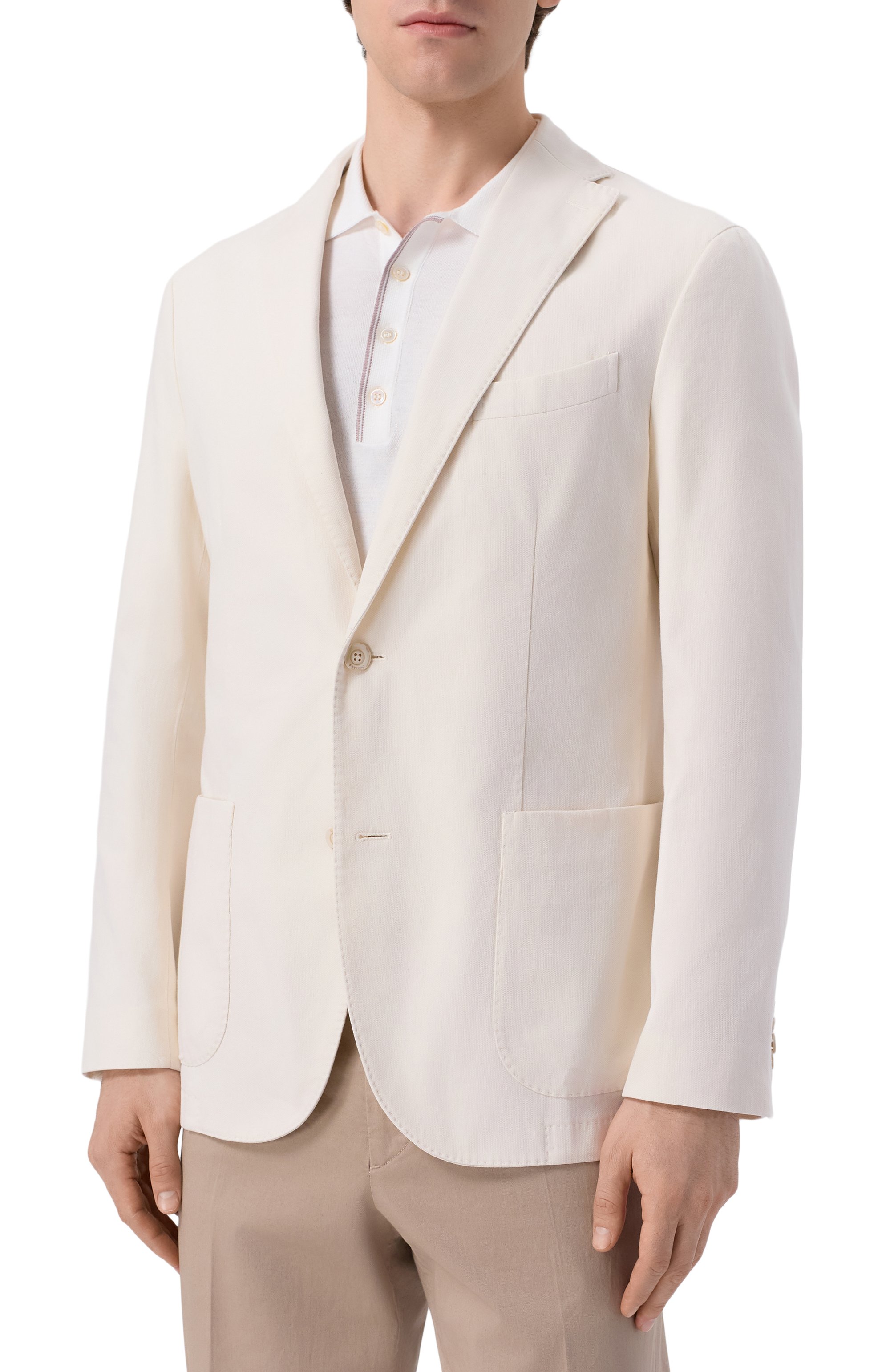 Хлопковый пиджак BOGLIOLI, арт. N1302Q/SB6754, фото 3