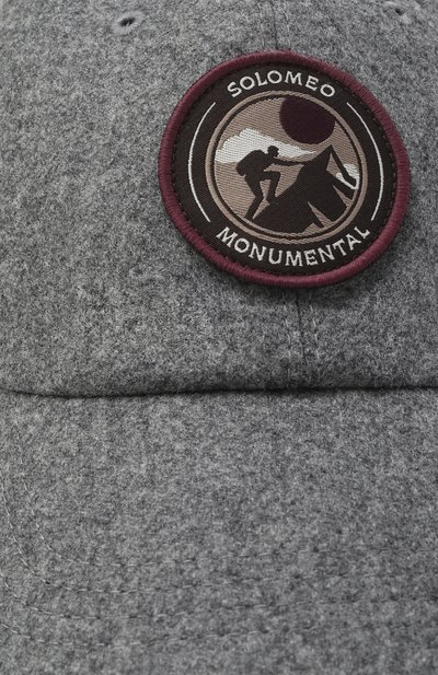 Шерстяная бейсболка BRUNELLO CUCINELLI, арт. B038PW330B, фото 3