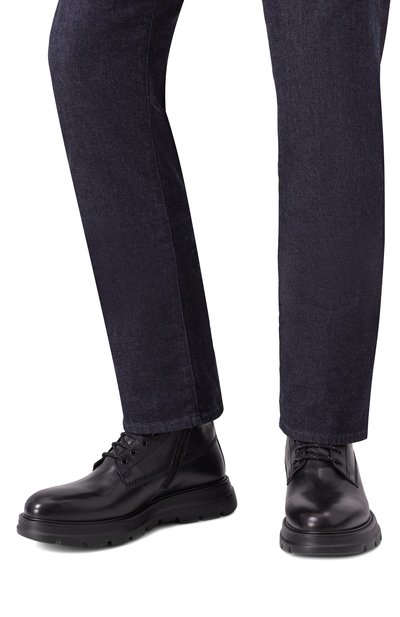 Кожаные ботинки FABI, ар�т. FU1425/VITELL0 P0DER0SA, фото 3