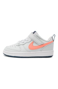 Детские кеды nike court borough low 2 NIKE белого цвета, арт. BQ5453-009 | Фото 2 (Мальчики Кросс-КТ: Обувь-низкие; Кросс-КТ: велькро)