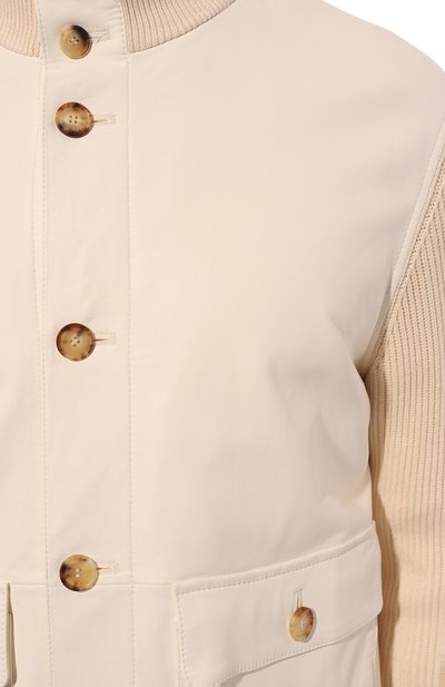 Комбинированный кардиган BRUNELLO CUCINELLI, арт. MPG0L1934, фото 5