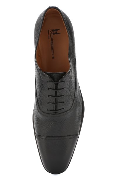 Кожаные оксфорды MORESCHI черного цвета по цене 46950 руб., арт. 42767/EG, фото 5 Кожаные оксфорды MORESCHI, арт. 42767/EG, фото 5