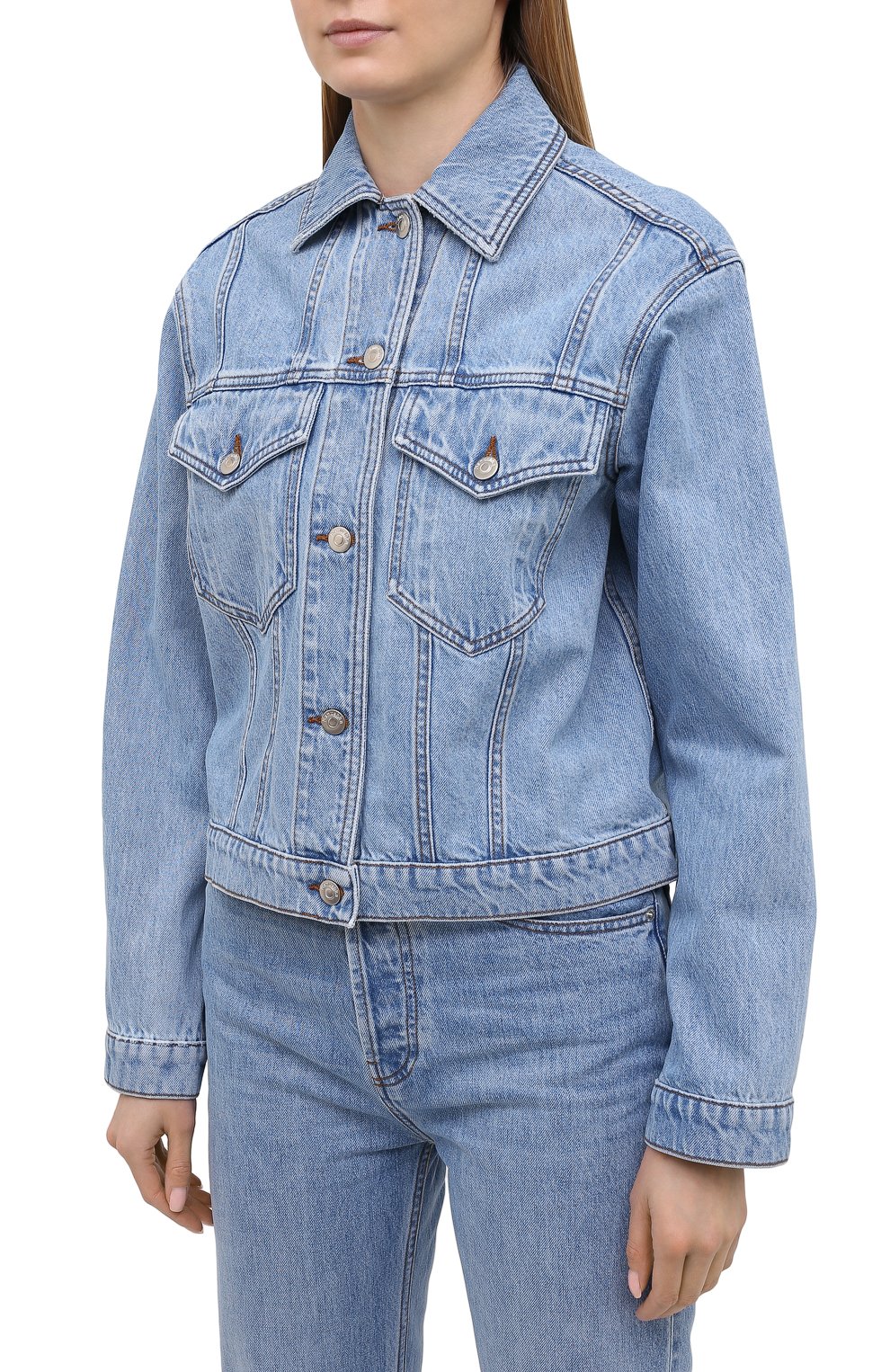 Куртка NANUSHKA, арт. MAREN_LIGHT BLUE_RIGID DENIM, фото 3