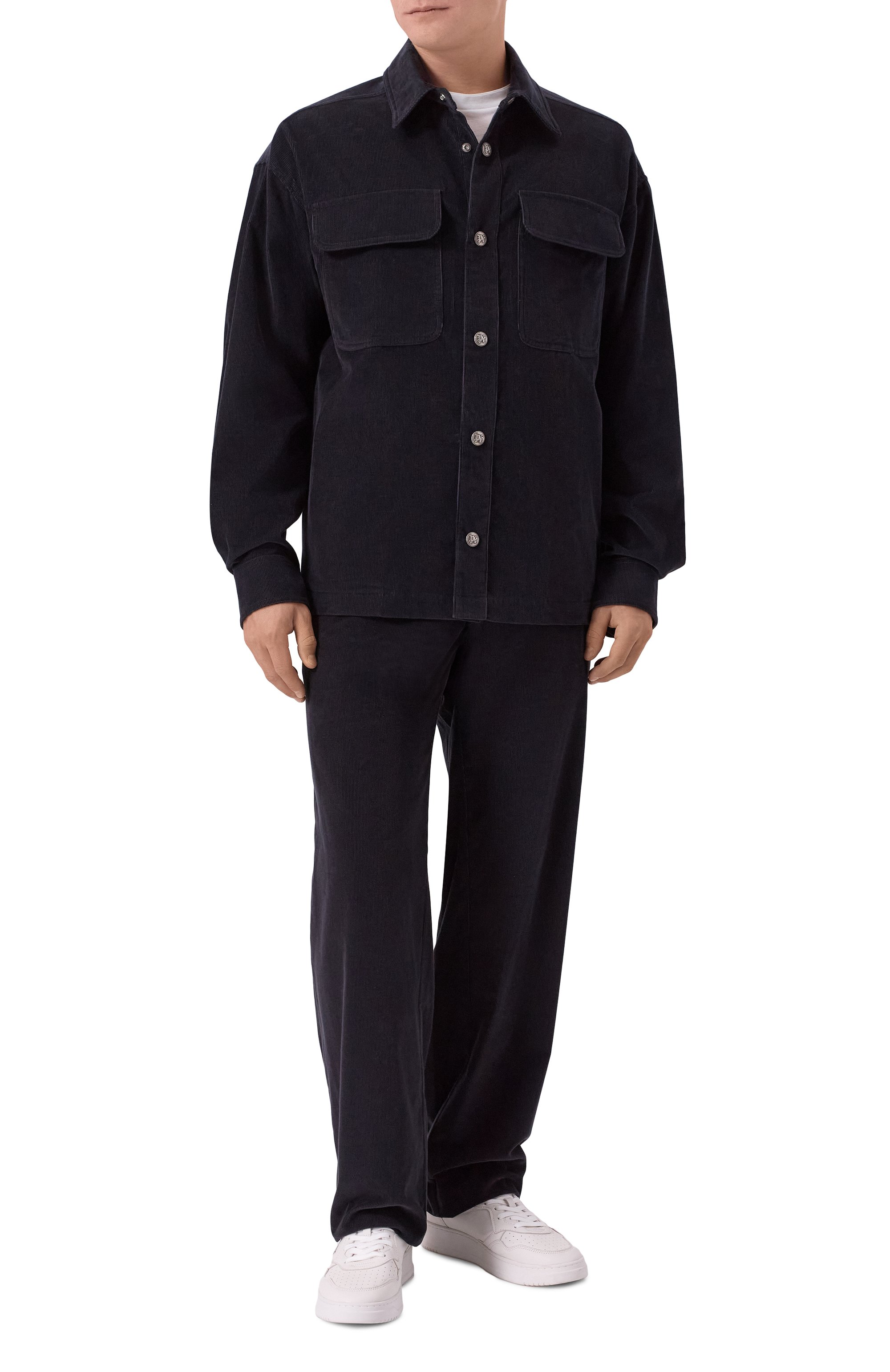 Вельветовая куртка-рубашка PALM ANGELS, арт. PMES024F25FAB001, фото 2