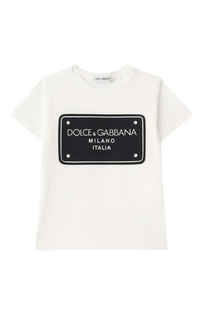 Хлопковая футболка DOLCE & GABBANA, арт. L1JT7W/G7N0G
