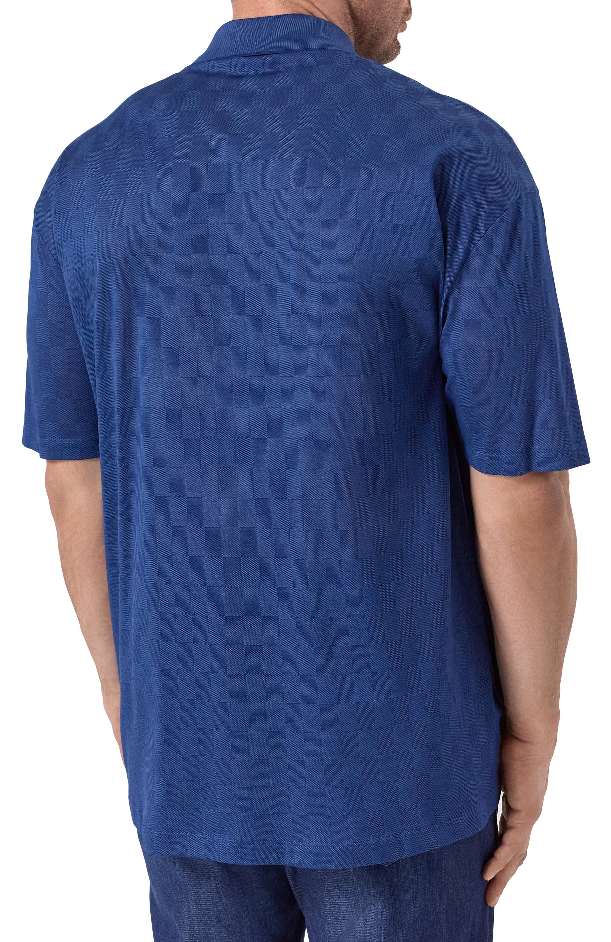 Хлопковое поло PAUL&SHARK синего цвета по цене 39750 руб., арт. 25411278/6XL, фото 4 Хлопковое поло PAUL&SHARK, арт. 25411278/6XL, фото 4