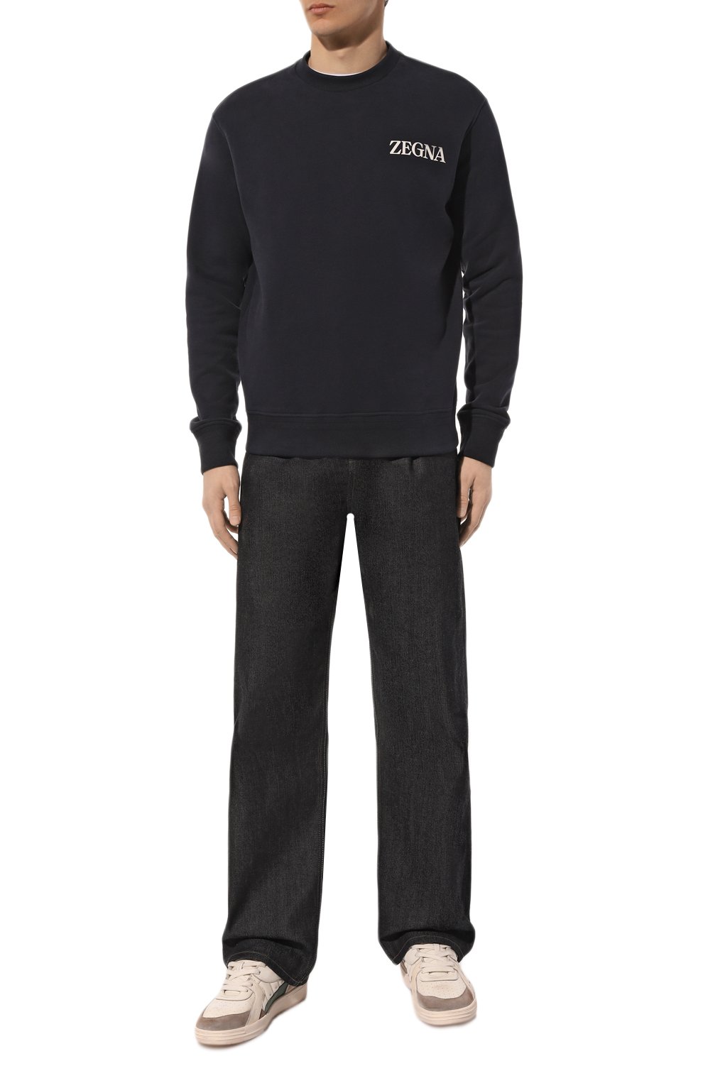 Хлопковый свитшот ZEGNA, арт. UC522A6/C872, фото 2