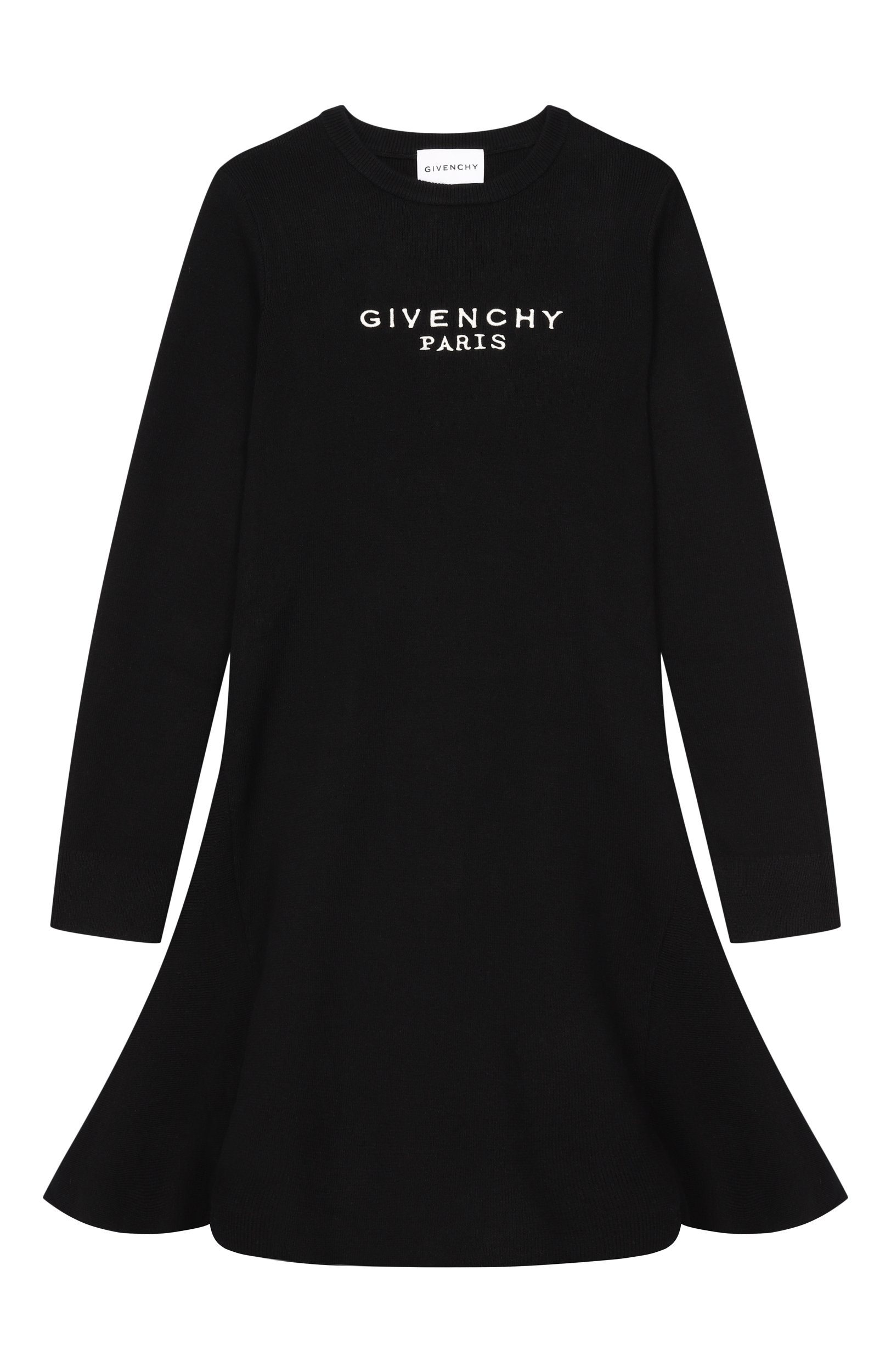 Платье из хлопка и кашемира GIVENCHY, арт. H31332, фото 1