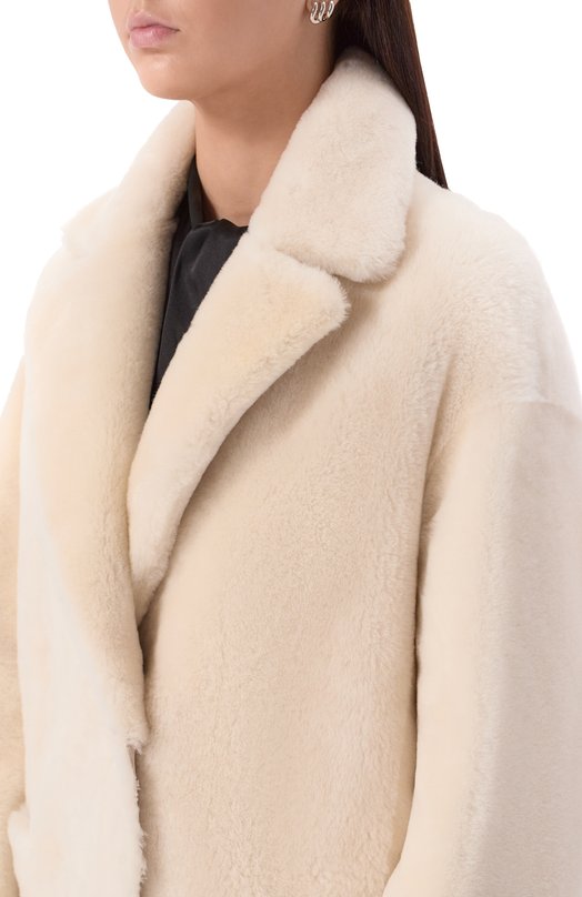Двусторонняя дубленка Kiton D60672K0546F02 Кремовый  D60672K0546F02 Фото 5