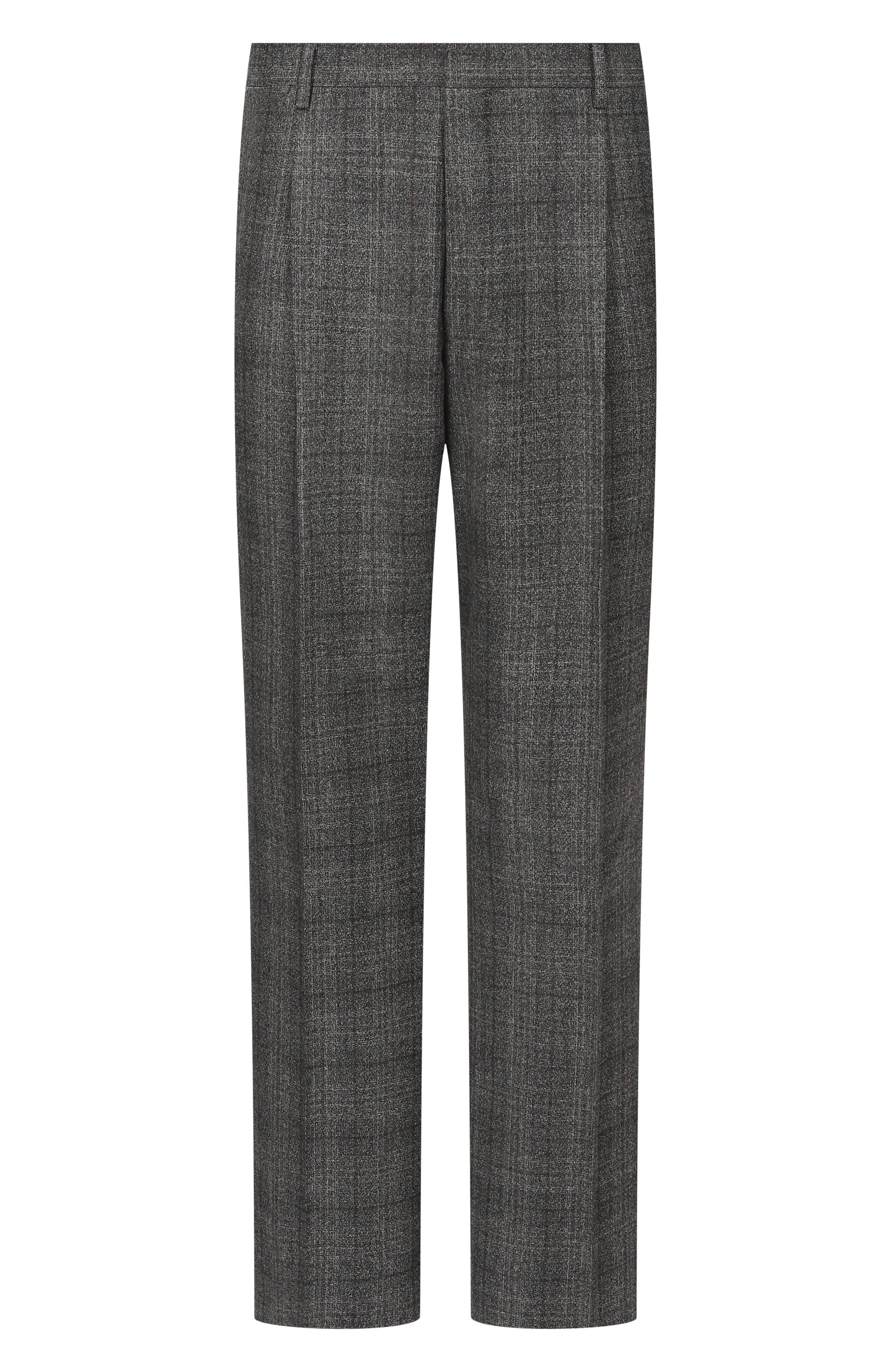 Шерстяные брюки CORNELIANI темно-серого цвета по цене 65250 руб., арт. 284H39/2A17362, фото 1 Шерстяные брюки CORNELIANI, арт. 284H39/2A17362, фото 1