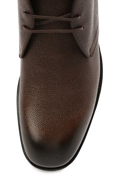 Мужские кожаные ботинки TOM FORD коричневого цвета, арт. J1291L-LCL093 | Фото 5 (Мужское Кросс-КТ: Ботинки-обувь, Дезерты-обувь; Материал внутренний: Натуральная кожа; Региональные ограничения белый список (Axapta Mercury): RU; Материал сплава: Проставлено; Материал утеплителя: Без утеплителя; Подошва: Плоская; Драгоценные камни: Проставлено)