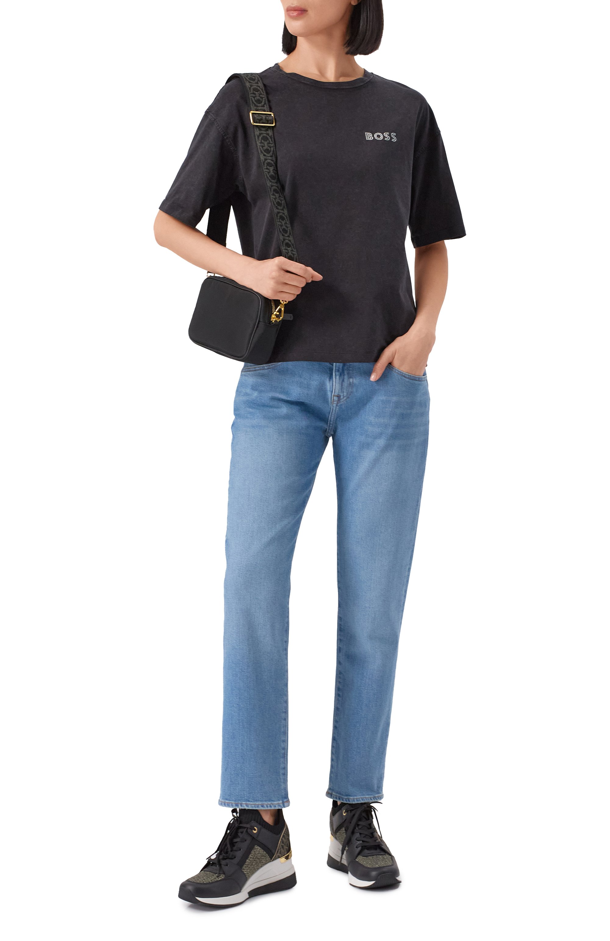 Хлопковая футболка BOSS ORANGE, арт. 50535106, фото 2