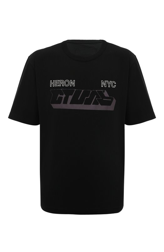 

Хлопковая футболка Heron Preston, Чёрный