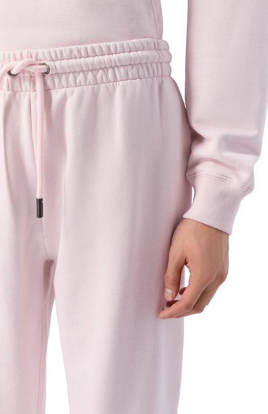 Хлопковые брюки Off-White 0MCH05AS26FLE005 Розовый  0MCH05AS26FLE005 Фото 5
