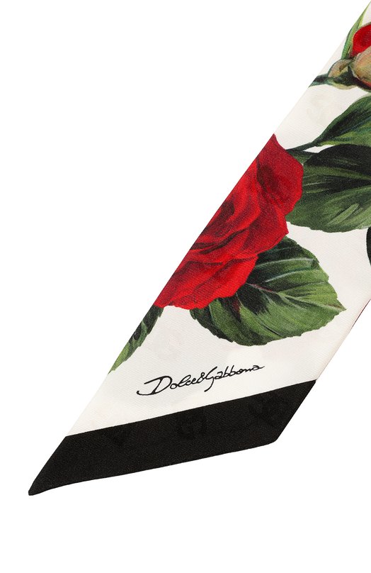 Шелковый шарф-твилли Dolce & Gabbana FS215A/GDCQP Разноцветный  FS215A/GDCQP Фото 3