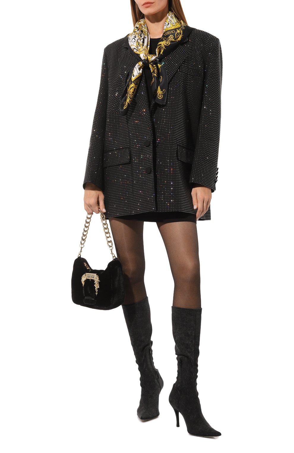 Шелковый платок VERSACE JEANS COUTURE, арт. 74HA7H02/ZG151, фото 5