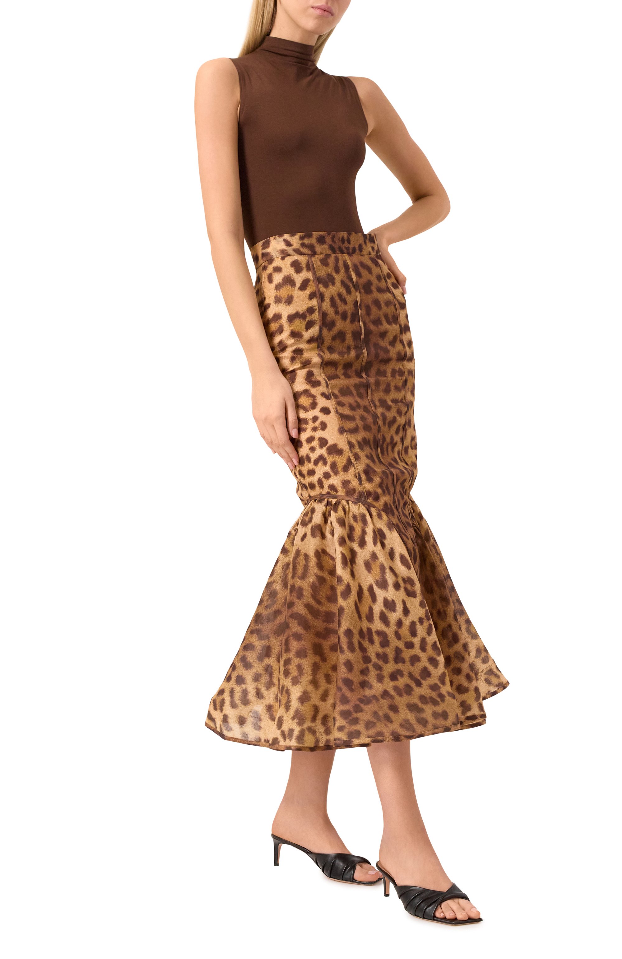 Кожаные мюли selene 55 GIANVITO ROSSI, арт. G10011.55RIC.NAPNER0, фото 2