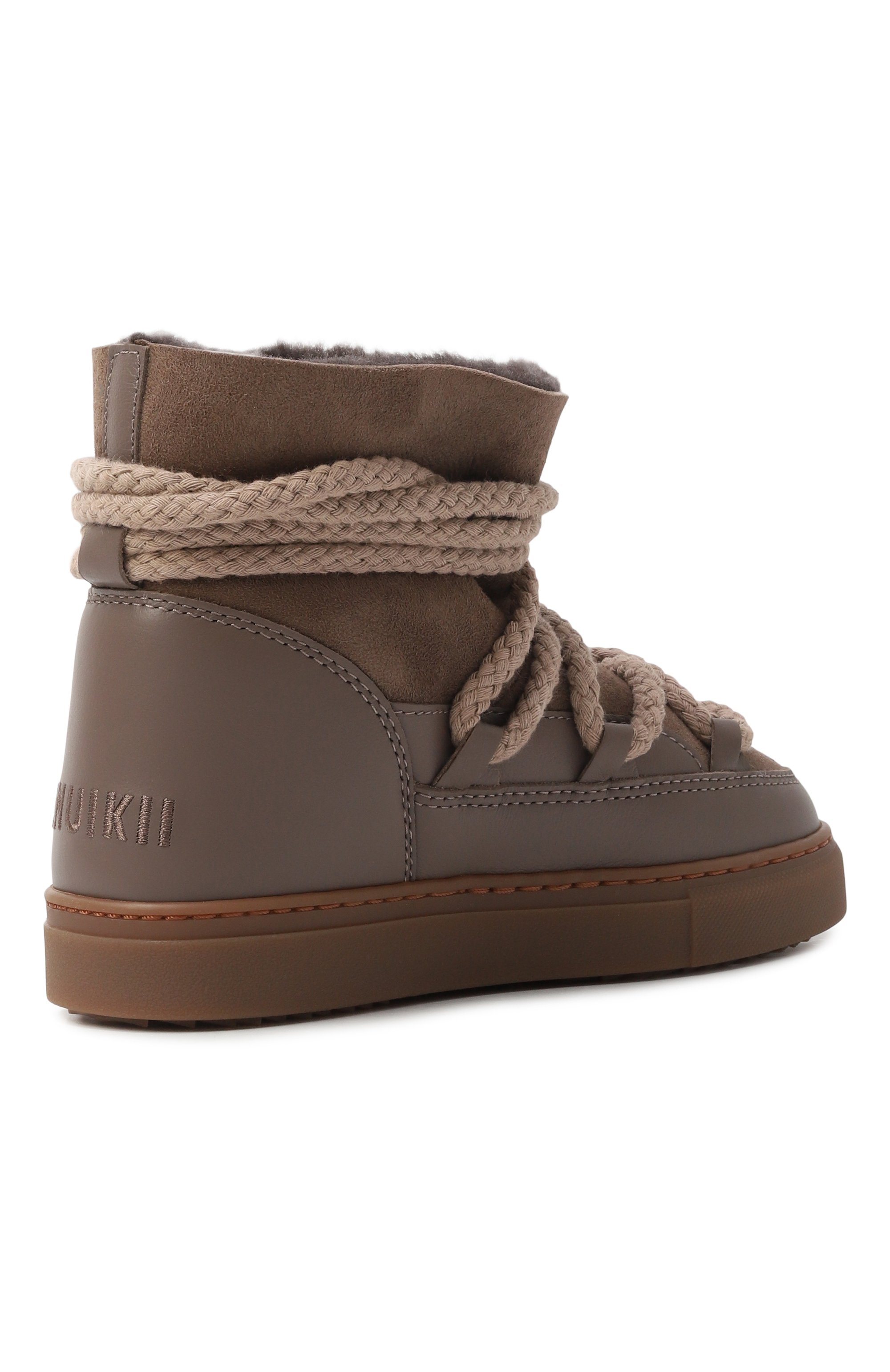 Кожаные полусапоги INUIKII светло-коричневого цвета по цене 24650 руб., арт. 3001.003.0022/33-38, фото 3 Кожаные полусапоги INUIKII, арт. 3001.003.0022/33-38, фото 3