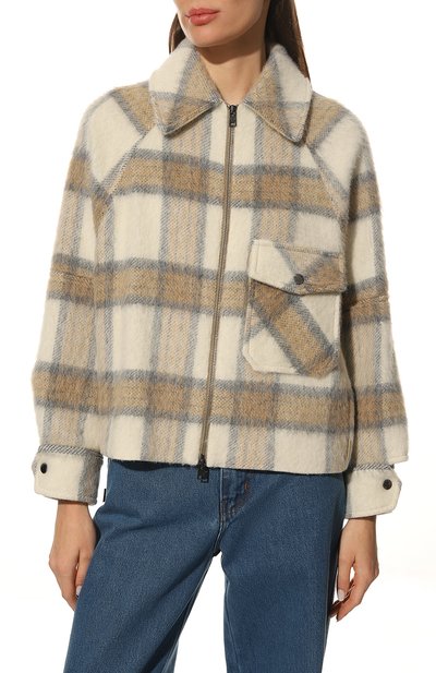 Куртка WOOLRICH кремового цвета по цене 39950 руб., арт. CFWW0S0076FR/UT3162, фото 3 Куртка WOOLRICH, арт. CFWW0S0076FR/UT3162, фото 3
