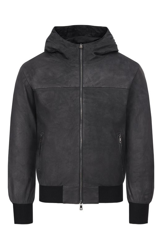 Кожаный бомбер Giorgio Brato GU26S14096NAPSTM Серый GU26S14096NAPSTM