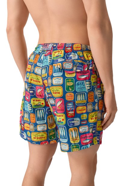 Плавки-шорты MC2 SAINT BARTH синего цвета по цене 15850 руб., арт. LIG0001-00837L/LIGHTING, фото 3 Плавки-шорты MC2 SAINT BARTH, арт. LIG0001-00837L/LIGHTING, фото 3