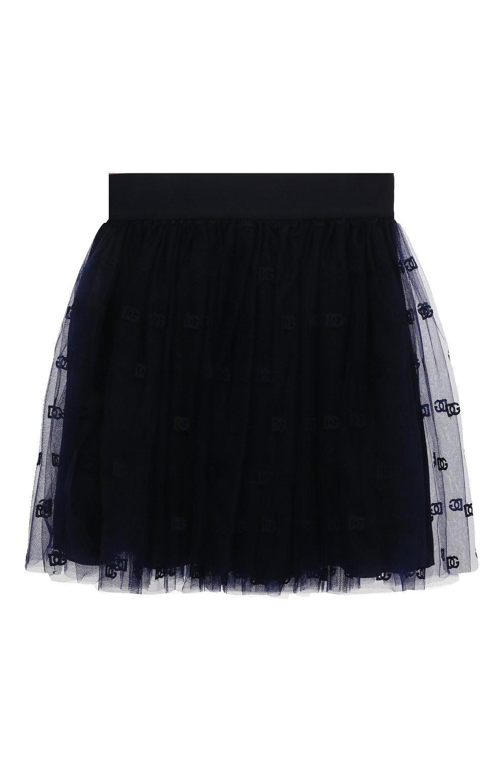 Юбка DOLCE & GABBANA темно-синего цвета по цене 54400 руб., арт. L54I61/HLM8T/8-14, фото 2 Юбка DOLCE & GABBANA, арт. L54I61/HLM8T/8-14, фото 2
