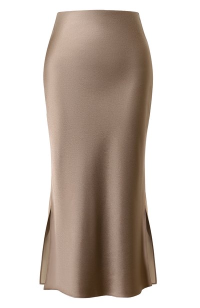 Женская атласная юбка BRUNELLO CUCINELLI, арт. MPH38G3414