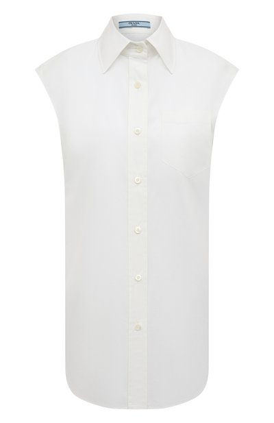 Женская хлопковая рубашка PRADA, арт. P477EM-1UCX-F0009-211
