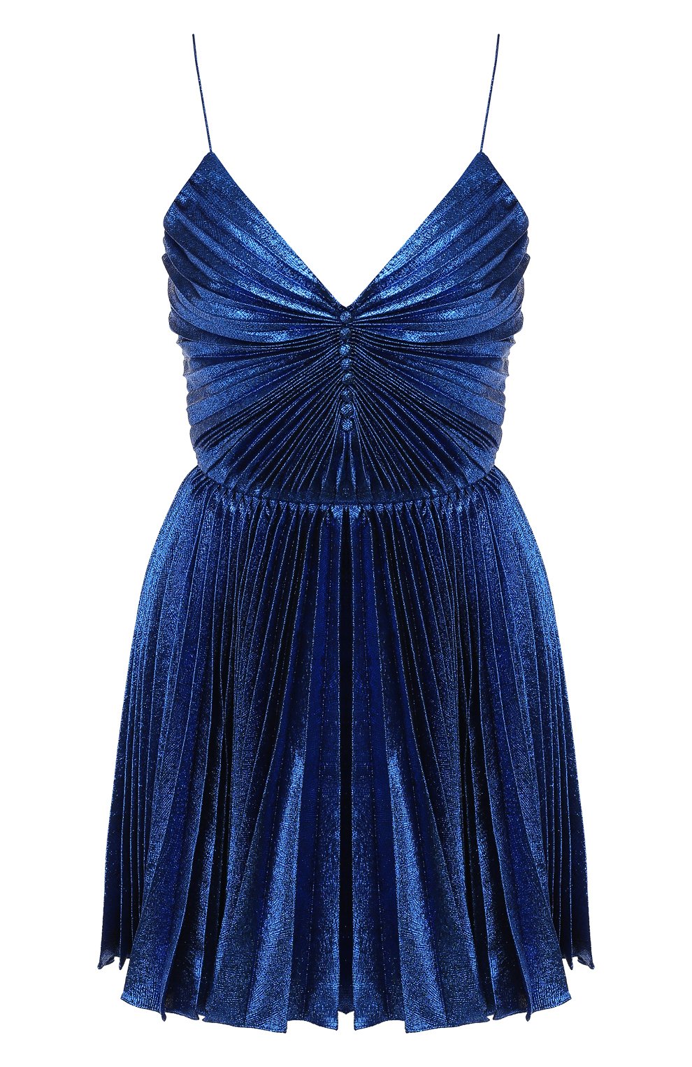 Шелковое платье SAINT LAURENT синего цвета по цене 329000 руб., арт. 573381/Y298V, фото 1 Шелковое платье SAINT LAURENT, арт. 573381/Y298V, фото 1