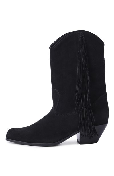 Замшевые казаки k12_dallas VIC MATIE черного цвета по цене 62150 руб., арт. 1K5502D_K12H010101, фото 4 Замшевые казаки k12_dallas VIC MATIE, арт. 1K5502D_K12H010101, фото 4