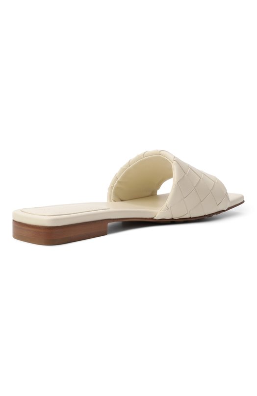 Кожаные шлепанцы Parco Bottega Veneta 837737/V2ED0 Белый  837737/V2ED0 Фото 5