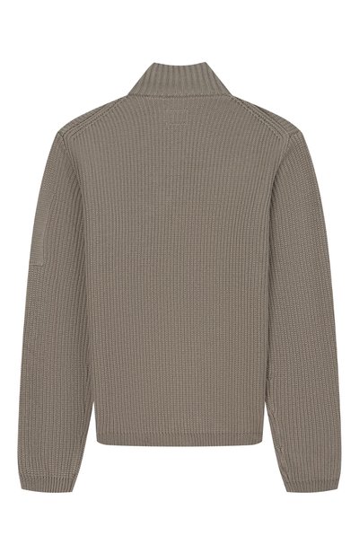 Хлопковый кардиган C.P. COMPANY серого цвета по цене 24850 руб., арт. CMW00P/LHE36, фото 2 Хлопковый кардиган C.P. COMPANY, арт. CMW00P/LHE36, фото 2