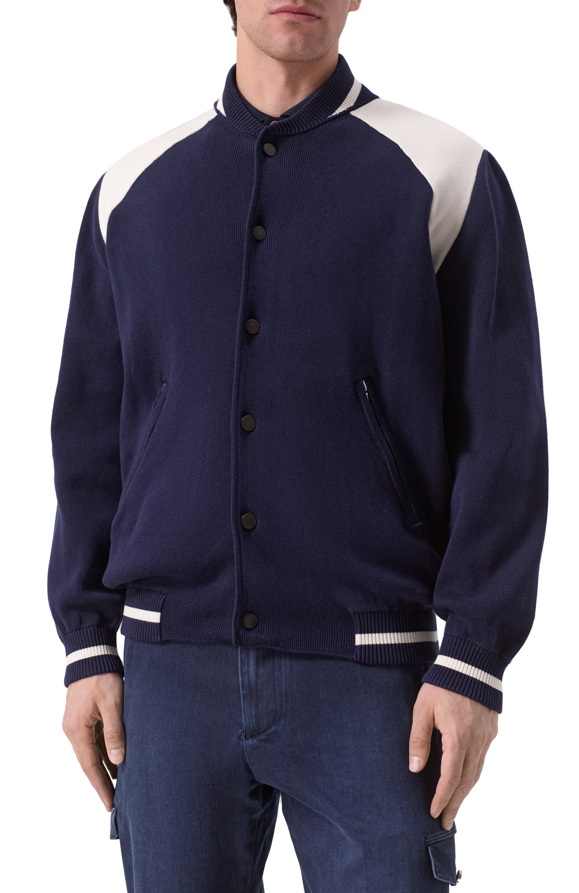 Хлопковый бомбер KITON, арт. UMM064301, фото 3