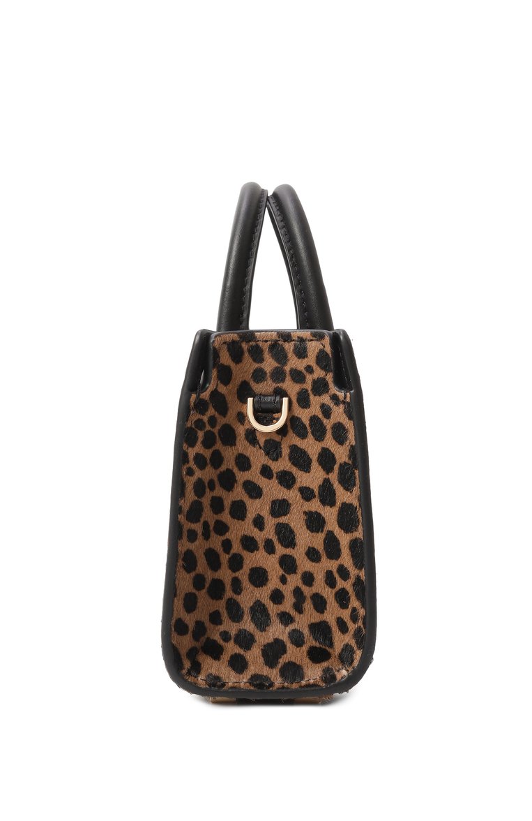 Женская сумка scarlett xs MICHAEL MICHAEL KORS леопардового цвета, арт. 32R5GETC00 | Фото 4 (Ремень/цепочка: На ремешке; Размер: small; Материал: Натуральная кожа)