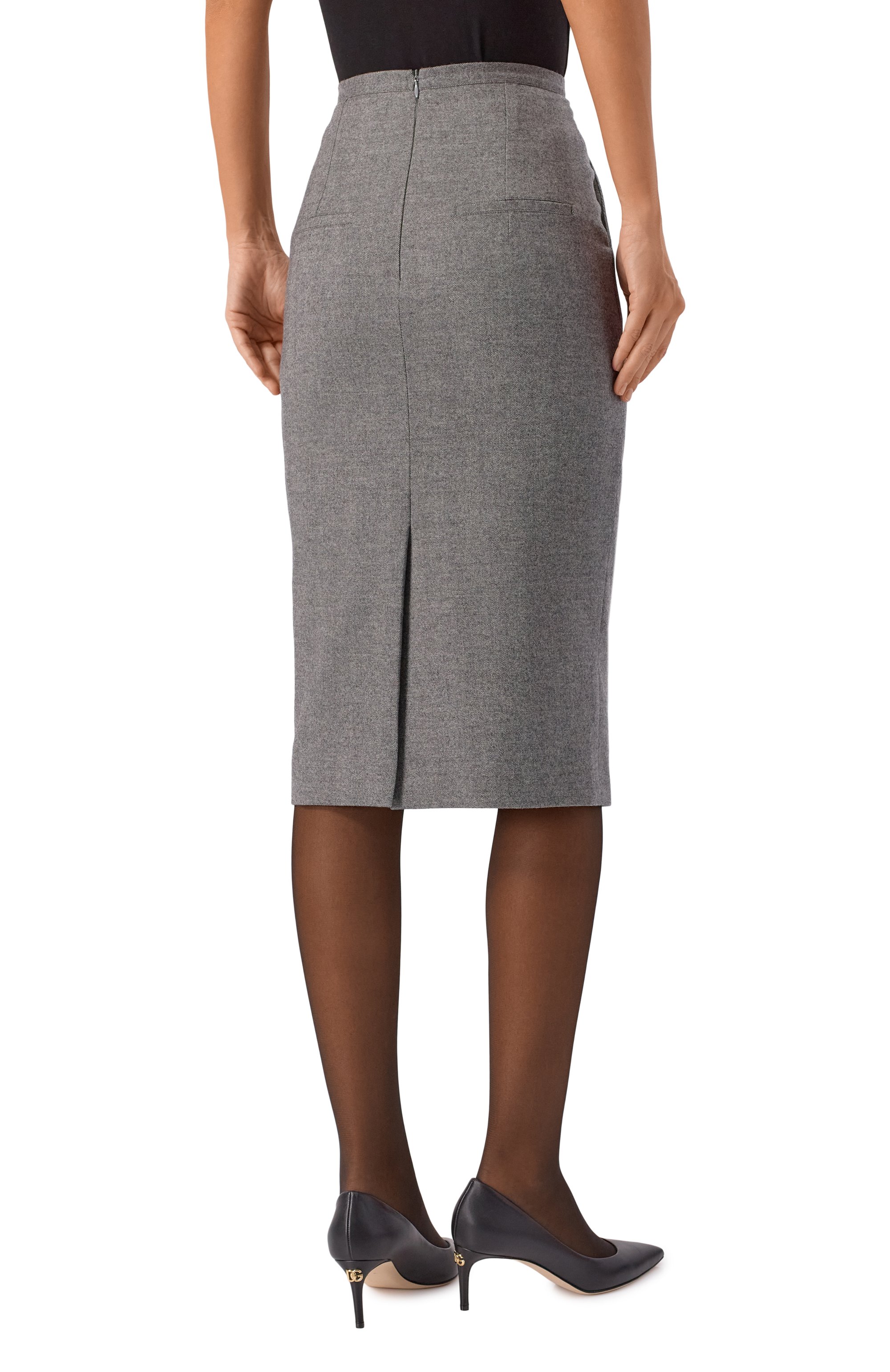 Шерстяная юбка KITON, арт. D60208K0561G01, фото 4