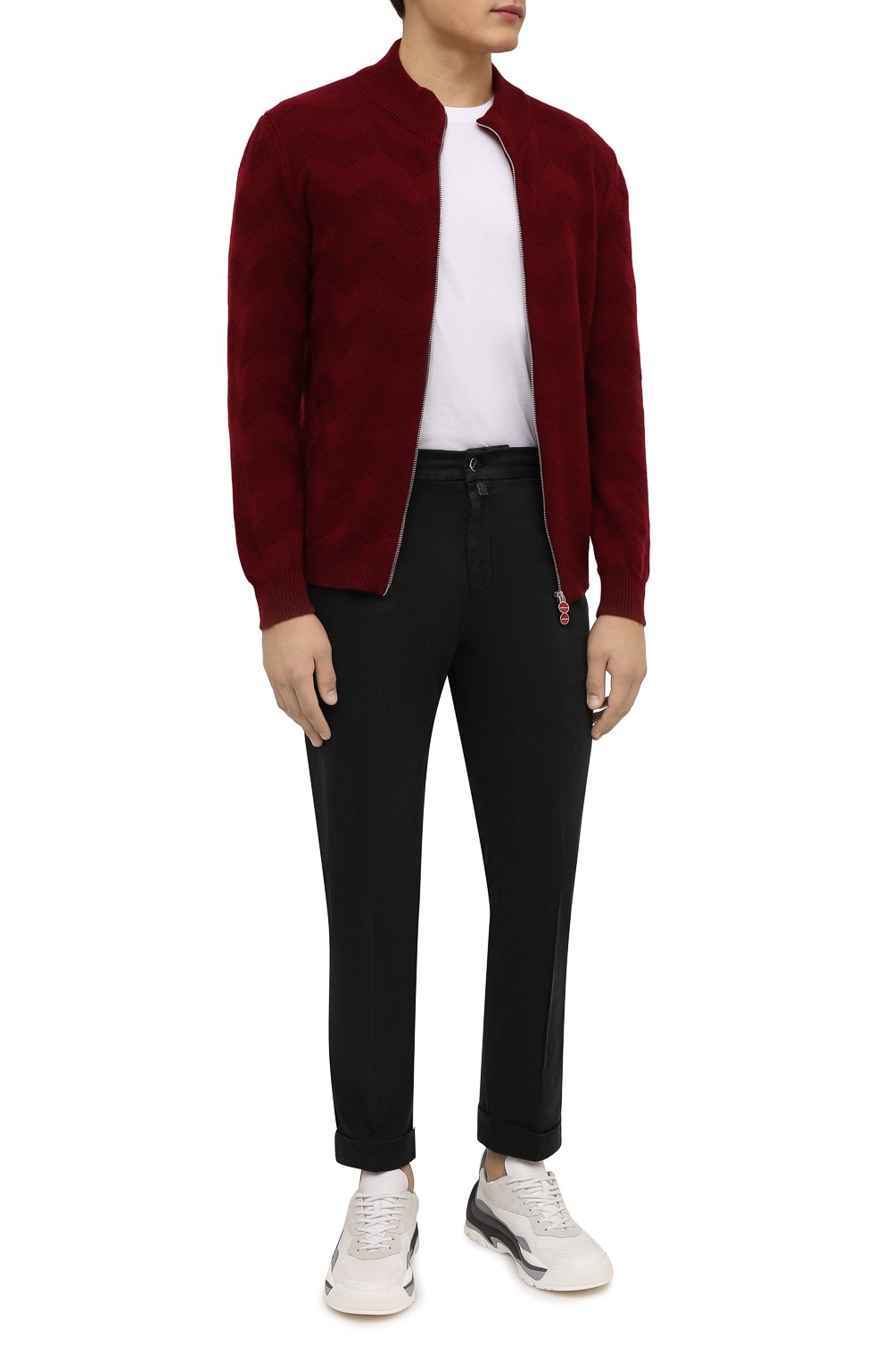 Брюки KITON черного цвета по цене 89950 руб., арт. UFPLACJ0344A, фото 2 Брюки KITON, арт. UFPLACJ0344A, фото 2