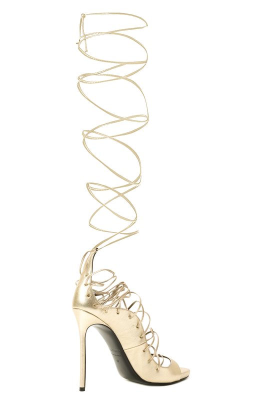 Кожаные босоножки Riri Dsquared2 HSW0266 Золотой  HSW0266 Фото 5