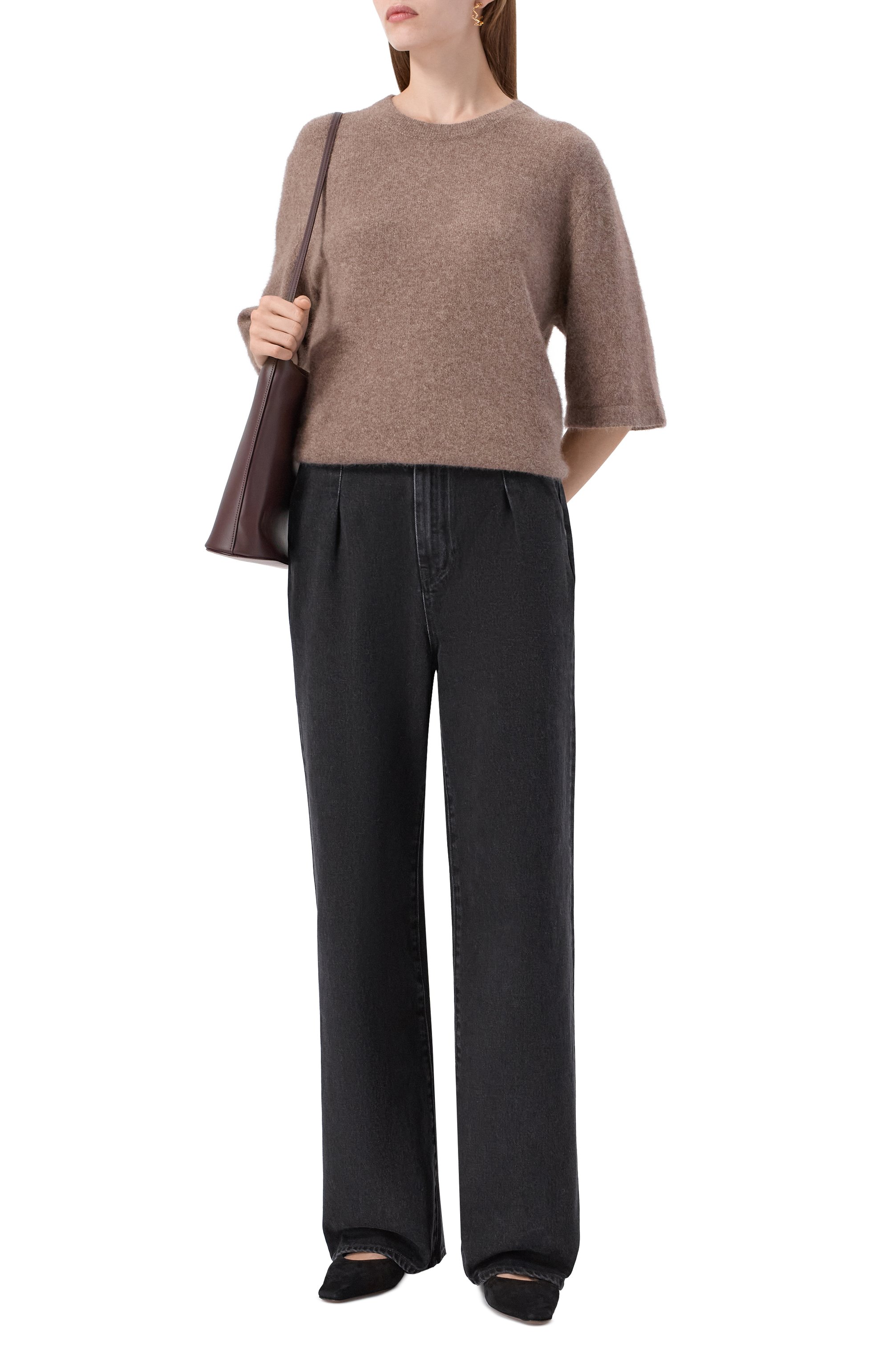 Шерстяной пуловер LOULOU DE SAISON, арт. RAVEN, фото 2