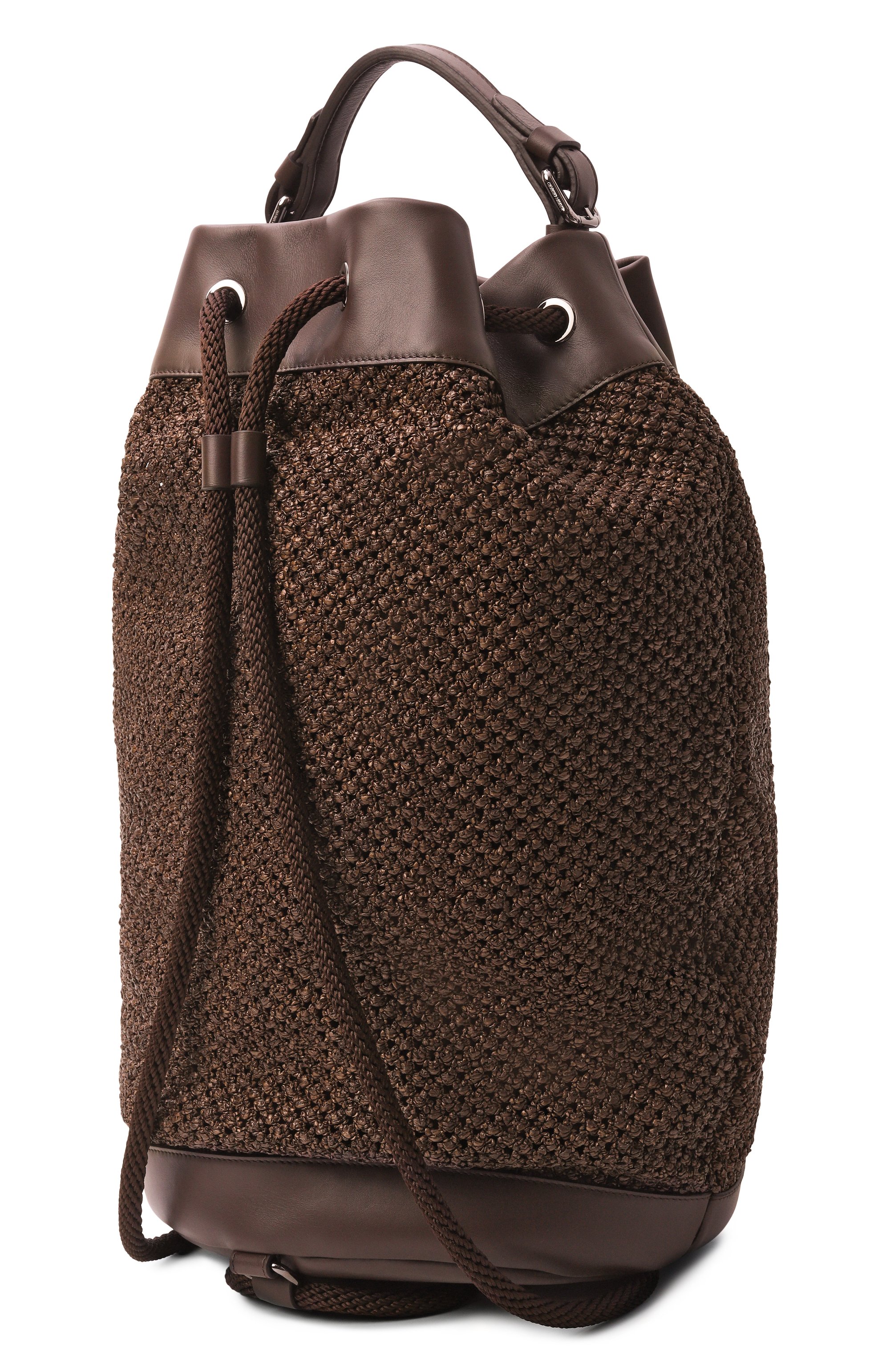 Рюкзак GIORGIO ARMANI темно-коричневого цвета по цене 344000 руб., арт. GM003464/AF25483, фото 3 Рюкзак GIORGIO ARMANI, арт. GM003464/AF25483, фото 3