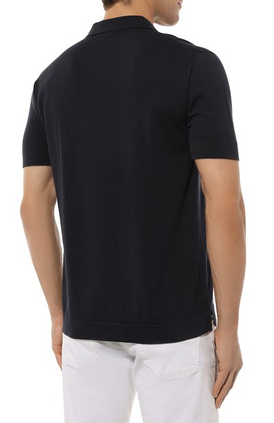Поло из хлопка и шелка BRIONI, арт. UMKC0LPBK02, фото 4