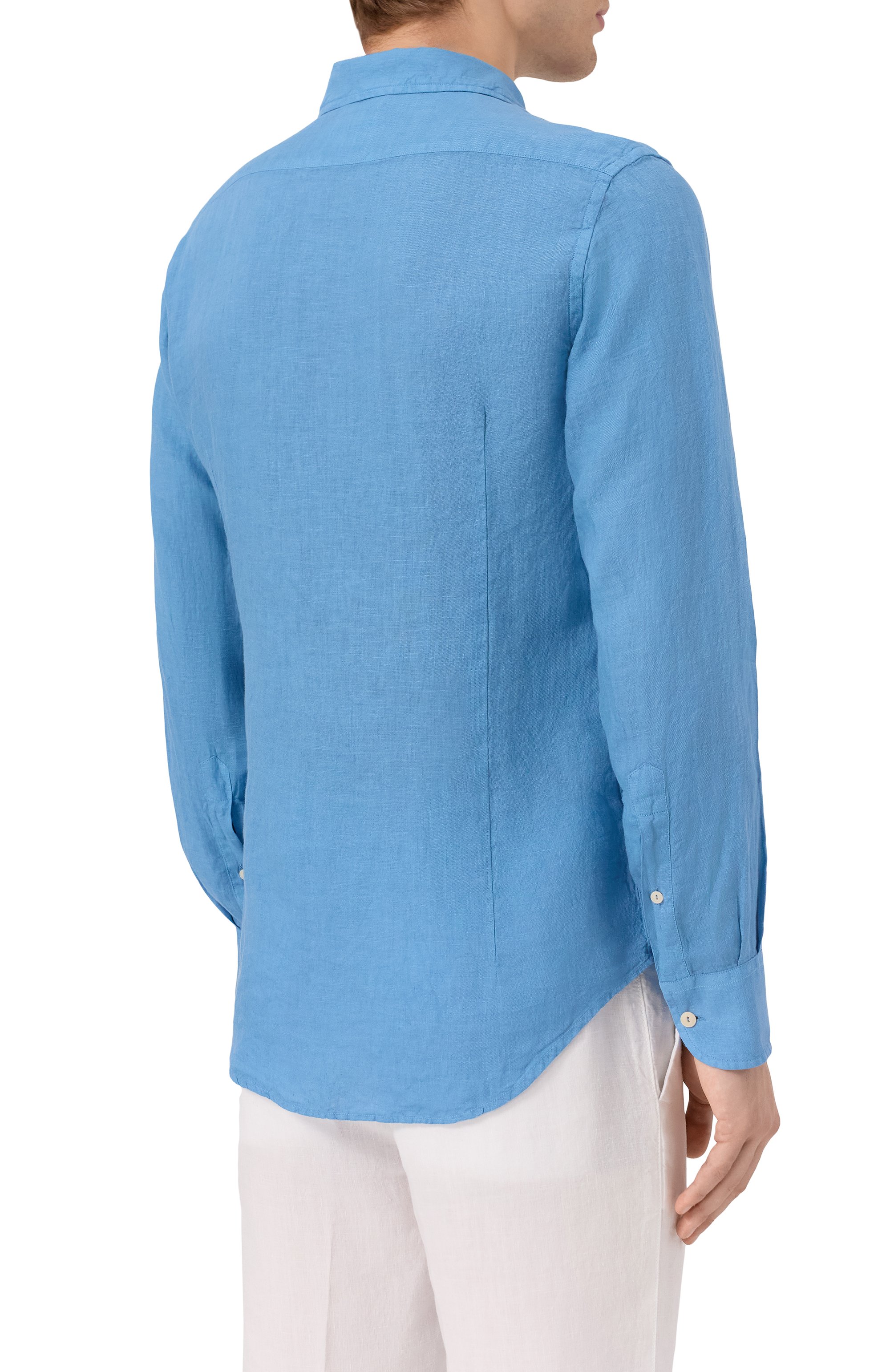 Льняная рубашка MC2 SAINT BARTH, арт. STBM CUBA/00312H, фото 4