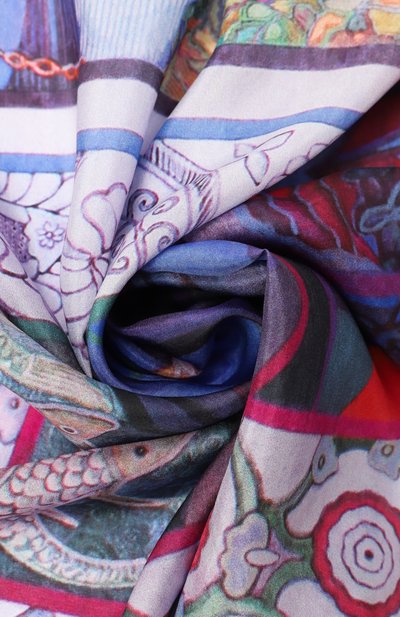 Шелковая шаль сказки пушкина GOURJI, арт. 91156137/715141108, фото 4