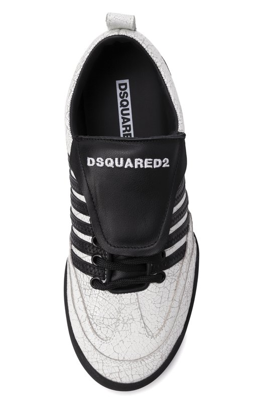 Кожаные кеды Soccer Dsquared2 SNW0304/43108439 Серый  SNW0304/43108439 Фото 6